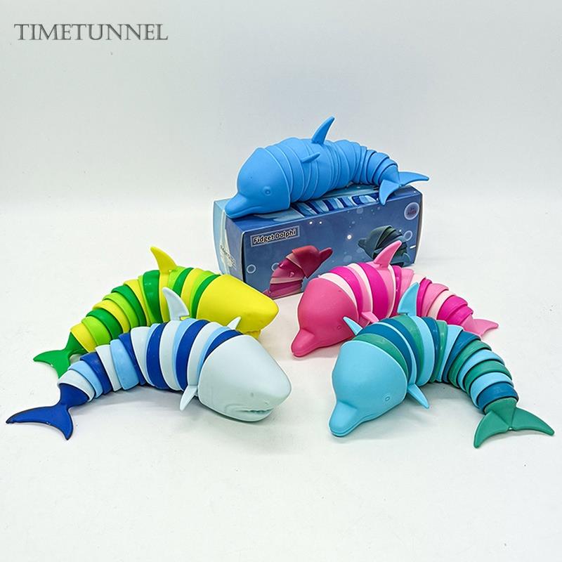 Đồ Chơi Mô Phỏng Cá Heo / Sâu Bướm / Cá Mập Giúp Giảm Căng Thẳng timetunnel