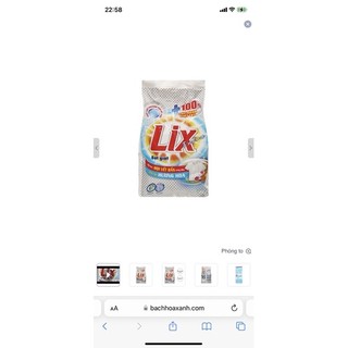 Bột giặt Lix Extra hương hoa 5.5kg