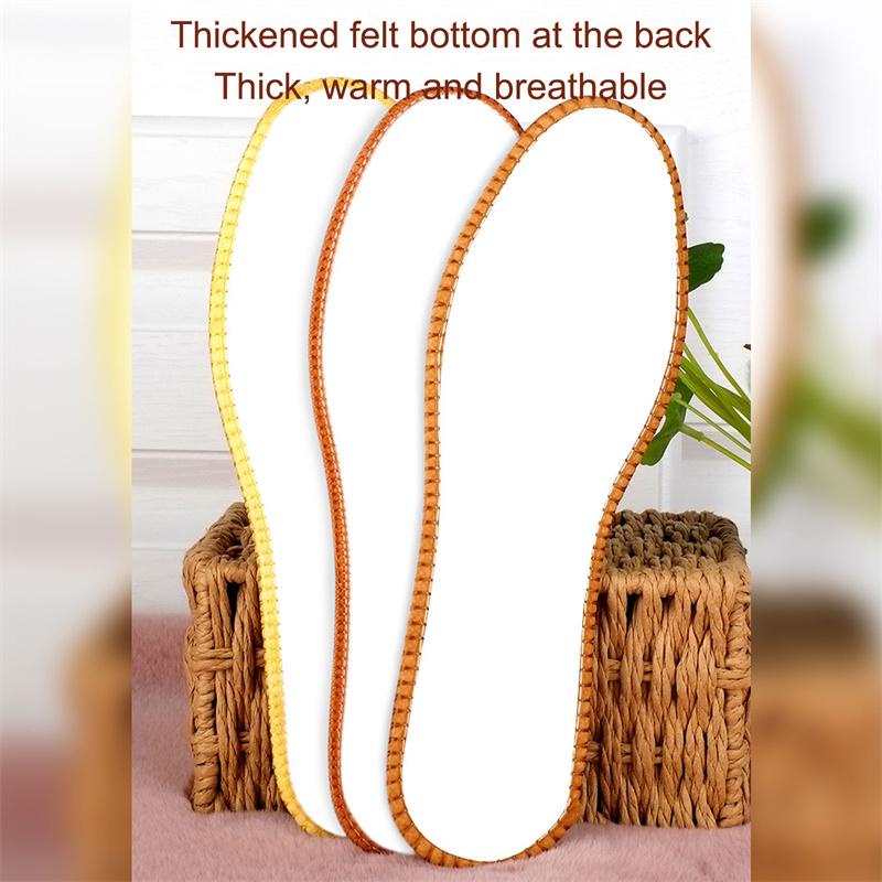 Đế Lót Giày Vải cashmere cotton Dày Hấp Thụ Sốc Chống Mùi Giữ Ấm Mùa Đông Cho Nam Và Nữ