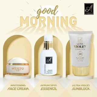 Combo Kem Face Pháp Chữ A và Serum Huyết Thanh A Cosmetics chính hãng - vanhungchau