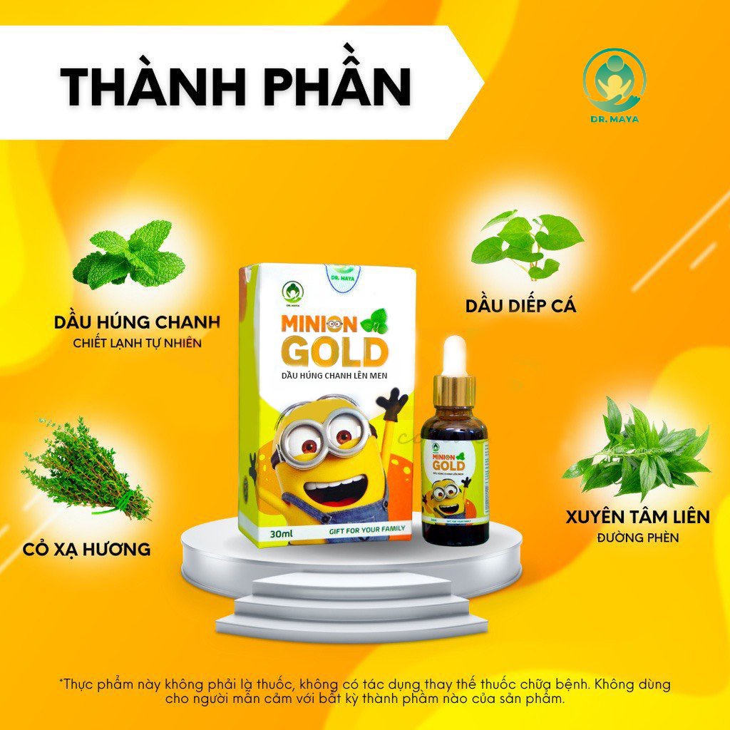 Tinh dầu Húng chanh gold chính hãng - Tinh dầu húng chanh lên men chính hãng