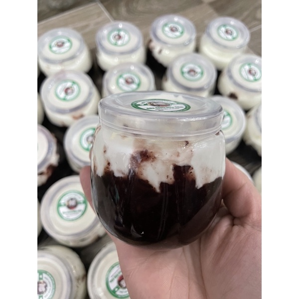 Sữa chua nếp cẩm nhà làm hũ 200ml