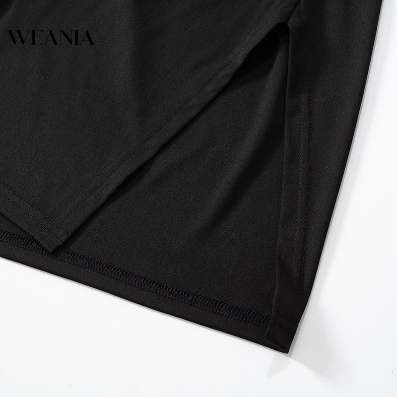 Đầm Dài Tay Màu Trơn Phối Dây Rút Xẻ Tà Cao Gợi Cảm Cho Nữ