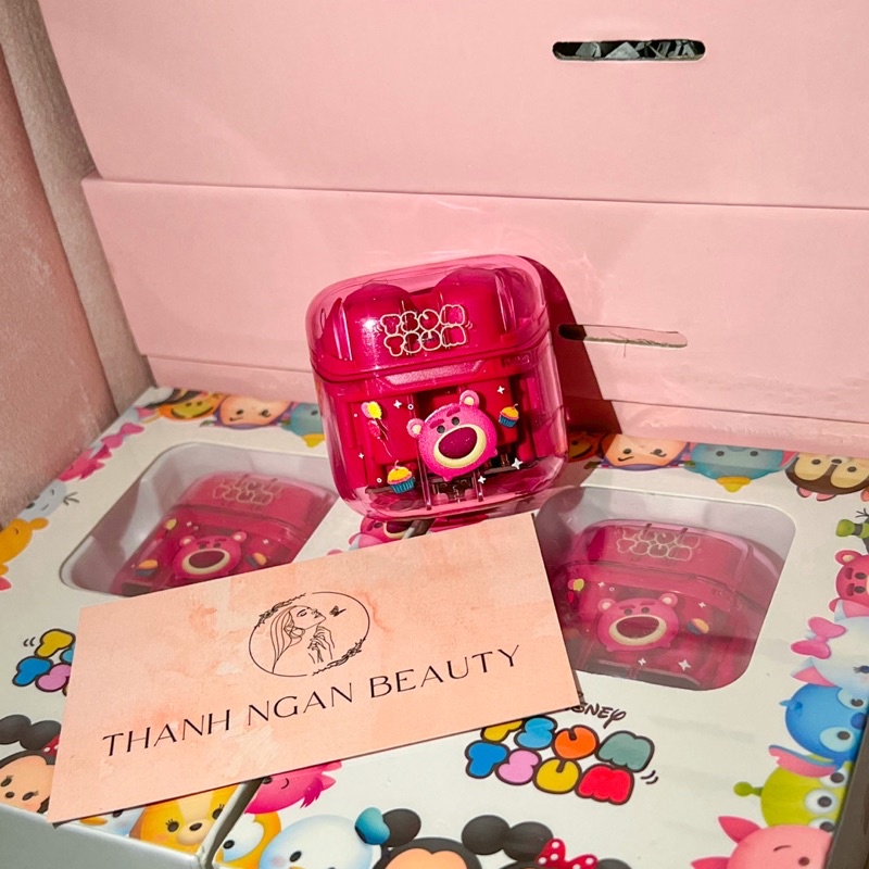 Tai Nghe Bluetooth Tsum Lotso Hồng DB1 x Disney Chính Hãng