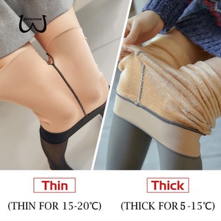 Quần Tất Len Dày Mềm Mại Giữ Ấm Mùa Đông Cho Nữ