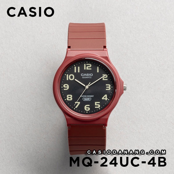 Đồng hồ nữ dây nhựa Casio chính hãng Anh Khuê MQ-24UC-4BDF (34mm)