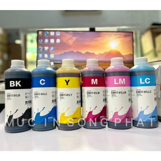 bộ 6 màu Mực in phun Inktec Epson loại 1 Lít