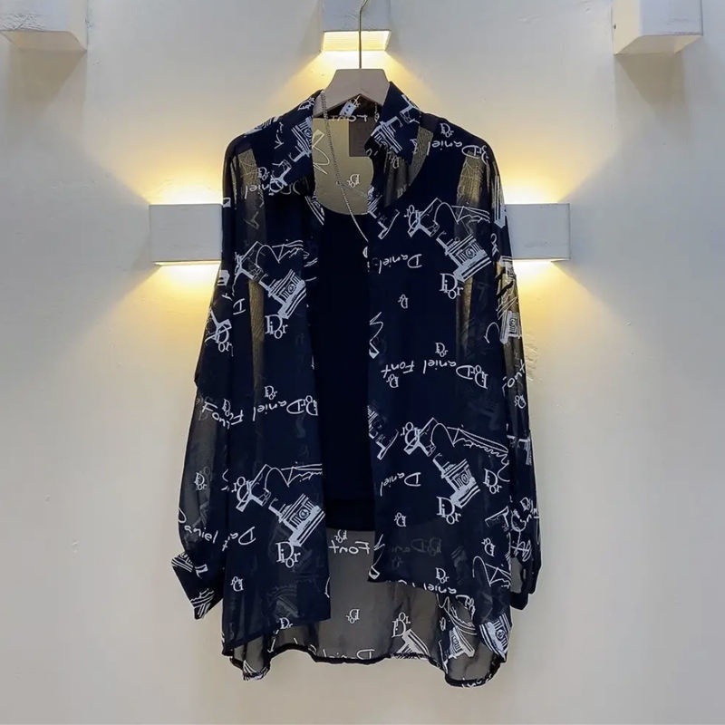 Áo Khoác Cardigan Chiffon Mỏng Tay Dài Chống Nắng Mùa Hè 2023 Mới Cho Nữ