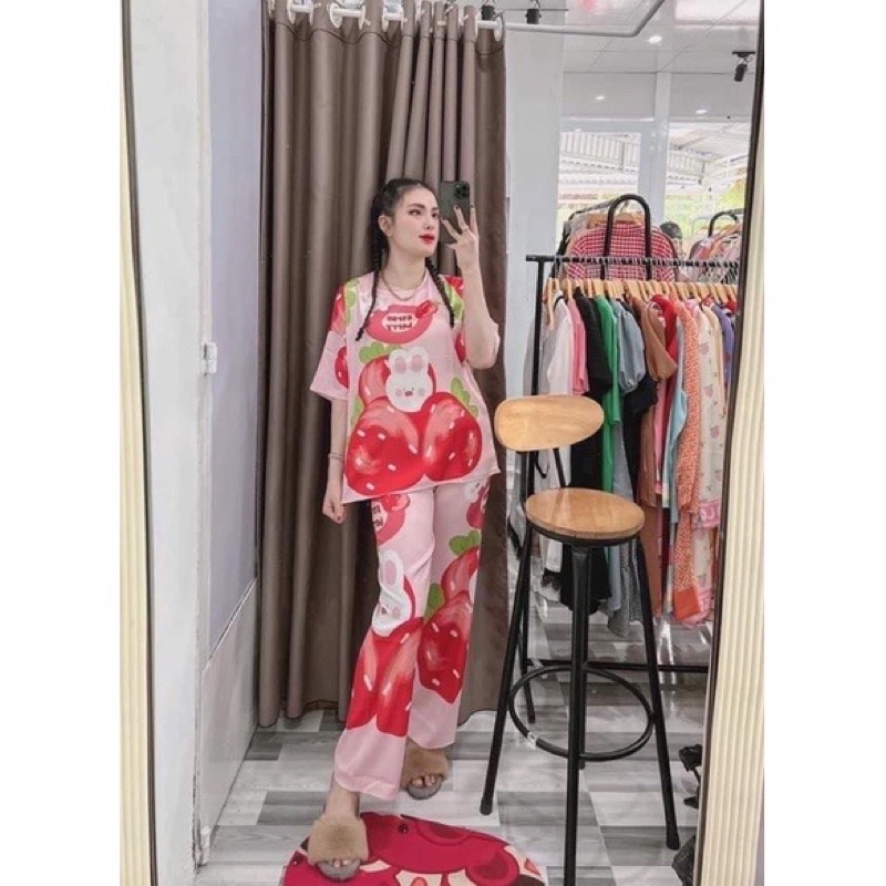 THANH LÍ Đồ Bộ vải lụa quảng châu cao cấp