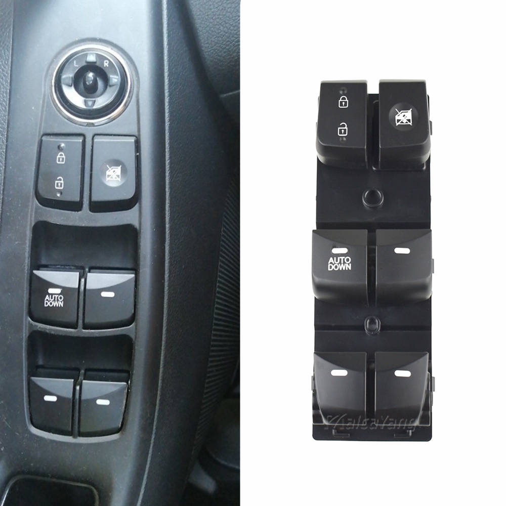 Công Tắc Điều Khiển Cửa Sổ Xe Hơi Cho Hyundai Elantra 2012 2013 2014 2015 2016 93570-4V000