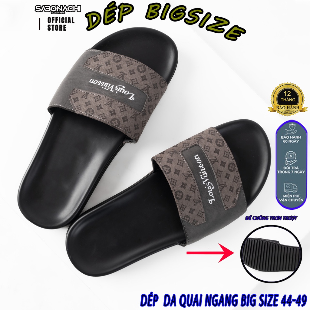 Dép Ngoại Cỡ Nam Siêu To Bàn Chân Bự Big Size 44,45,46,47,48,49 , Đế Cao Su Chống Trơn Trượt