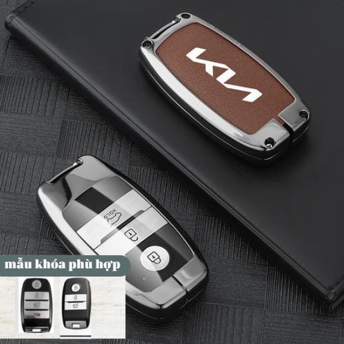 Vỏ Ốp Bảo Vệ Chìa Khóa Xe KIA Soluto, Seltos, Cerato, Sorento, Rondo, SoNet Bằng Hợp Kim và DaCao Cấp
