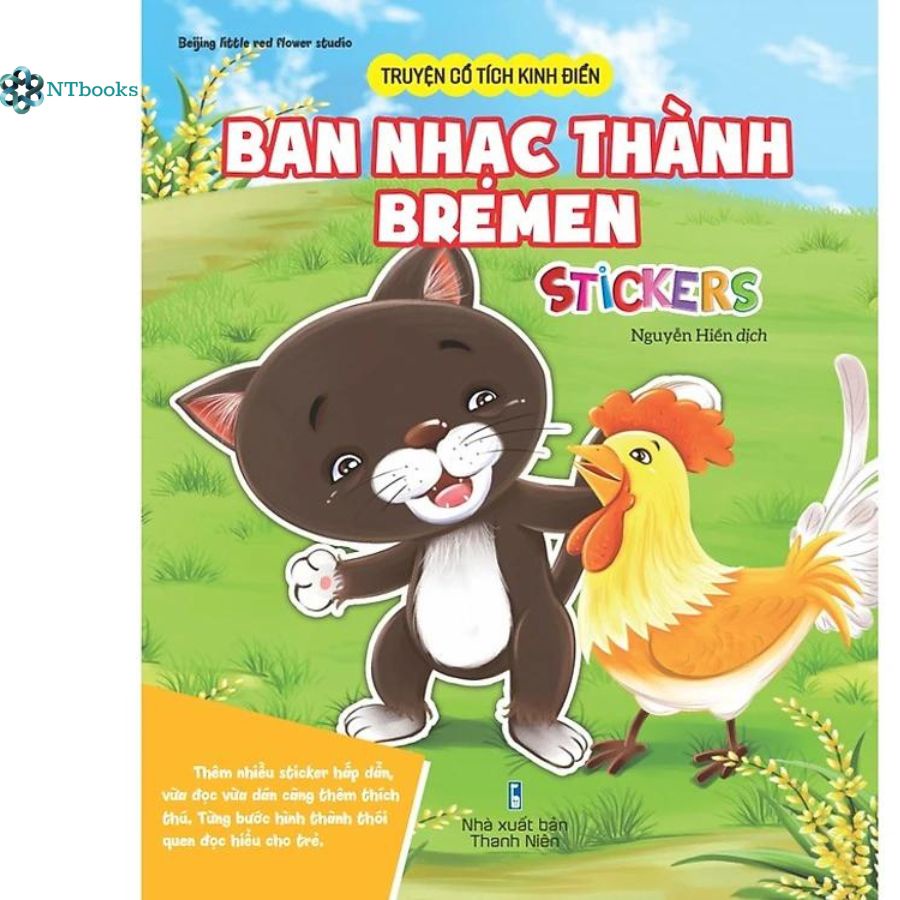 Sách (Lẻ tùy chọn) Truyện cổ tích kinh điển - Stickers - Bộ 8 cuốn