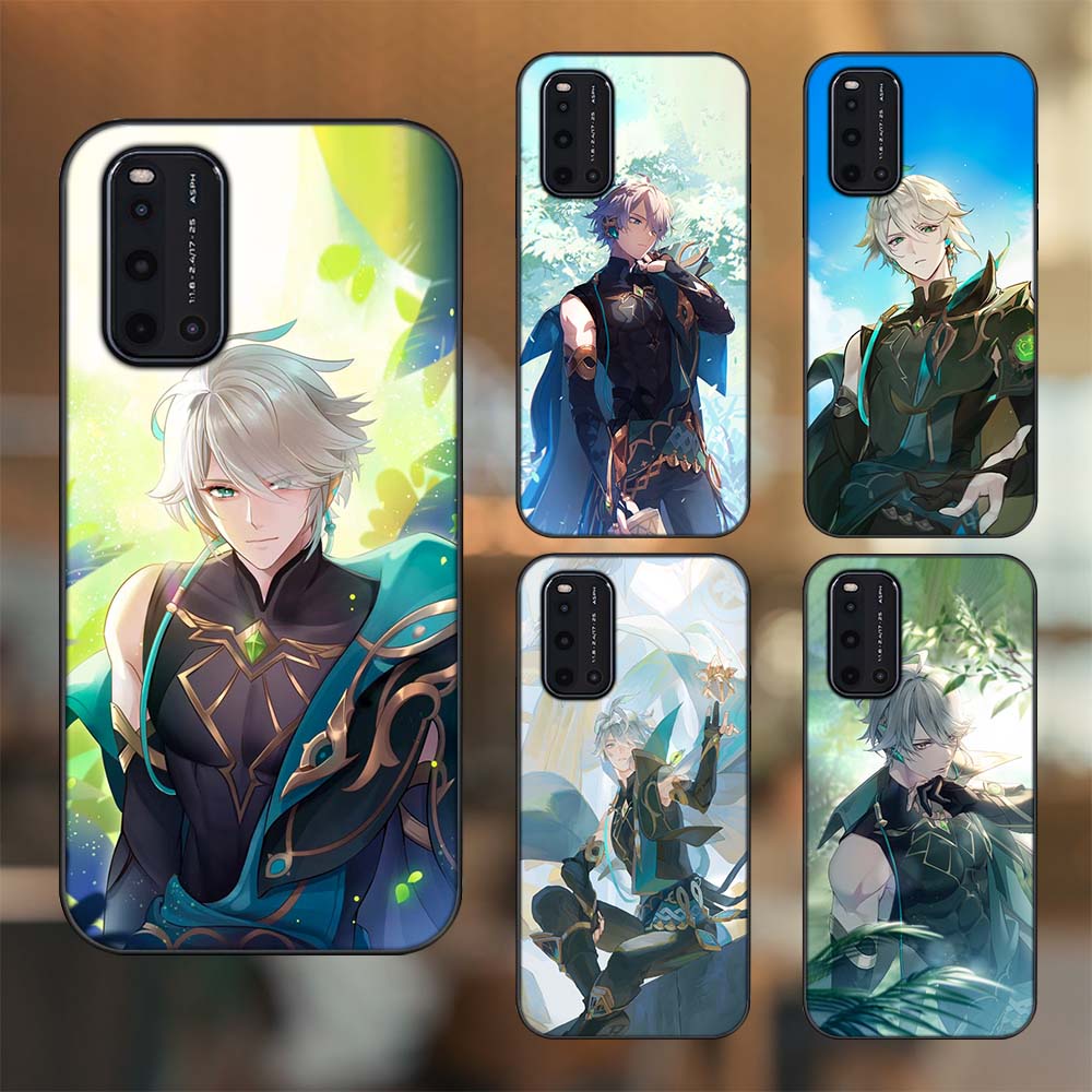 Ốp lưng Vivo V19 viền đen in hình Alhaitham Genshin Impact