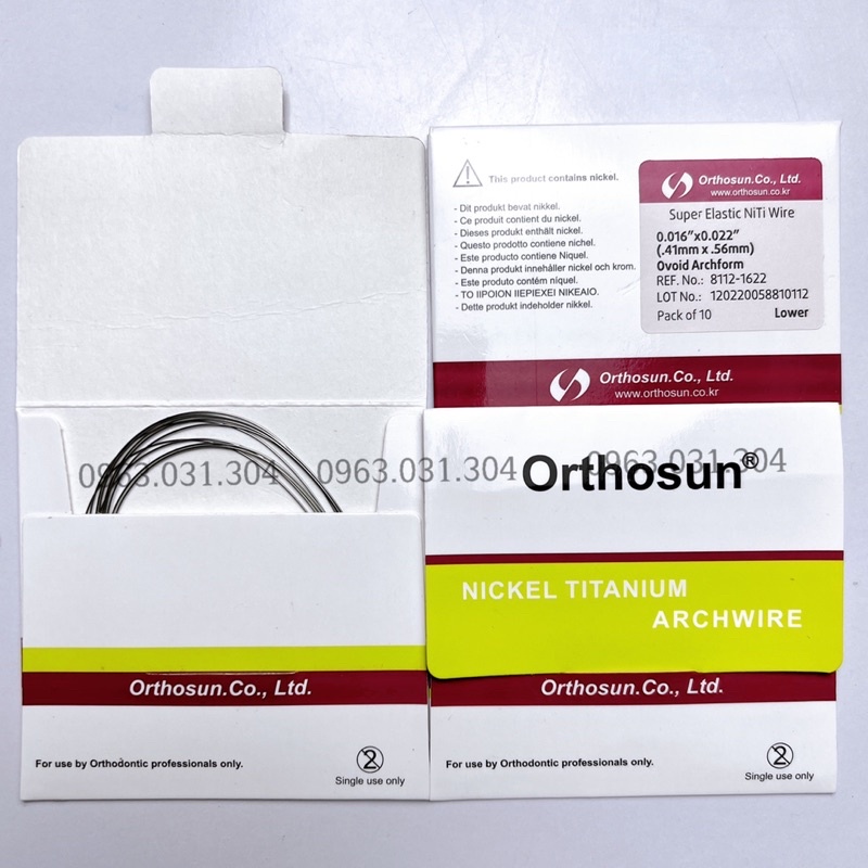 Dây niti Hàn Quốc Orthosun dây cung chỉnh nha