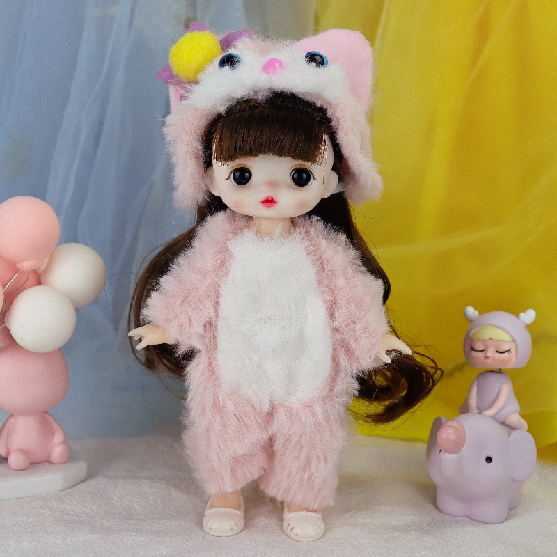 Búp Bê 16cm Có Thể Cử Động Được Xinh Xắn