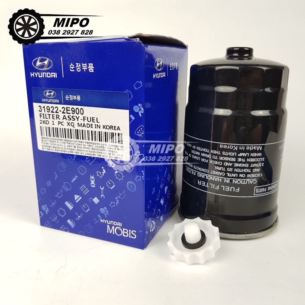 Lọc nhiên liệu, lọc dầu diezel xe Starex, Solati, Bongo, Porter (Mã: 319222E900 / 319224H001 / 319223A850)