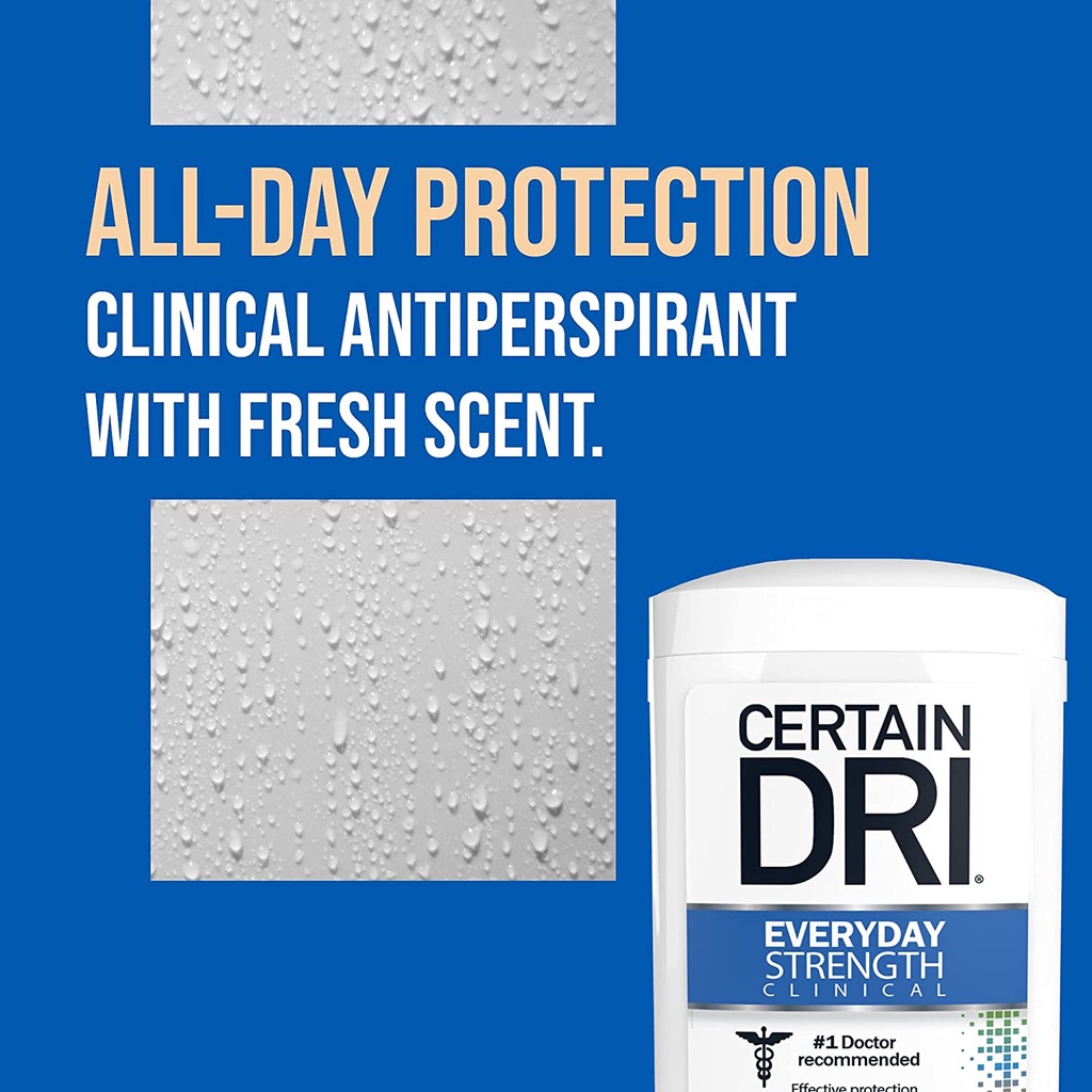 Lăn Khử Mùi Certain Dri Everyday Strength Clinical Antiperspirant & Deodorant 74Gr