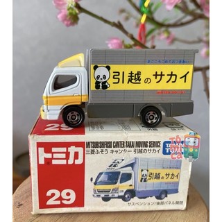 Xe mô hình tomica Mitsubishi Canter mã 29 - Có hộp - Xe tải bán hàng