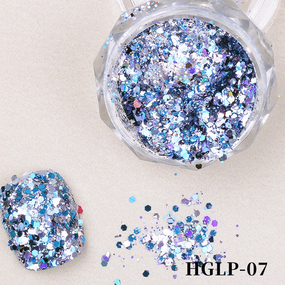 ♕1 Hộp 12 Mảnh Móng Tay Hình Tắc Kè Hoa Phong Cách Bột Sơn Gel Uv Pha Kim Sa Huỳnh Quang Lớn Không Đều Trang Trí Móng Tay Upbest