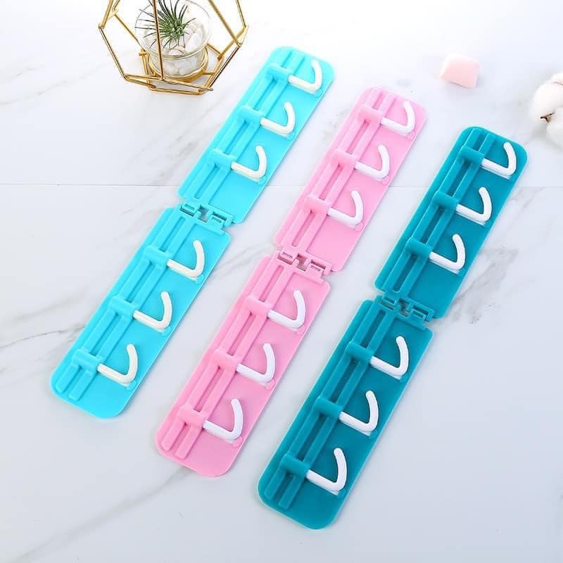 Combo 2 thanh treo móc đồ dán tường đa năng, tiện dụng