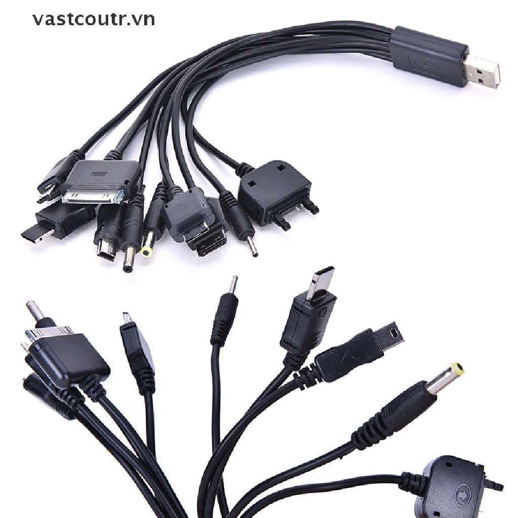 Cáp Sạc USB Đa Năng 10 Trong 1 Cho Điện Thoại 10 Inch