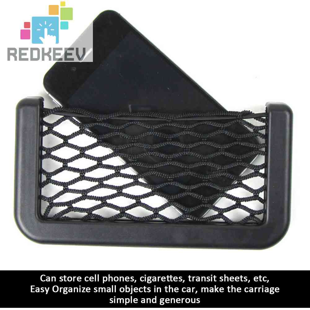 Túi Lưới Đựng Điện Thoại Trên Xe Hơi Giá Đỡ