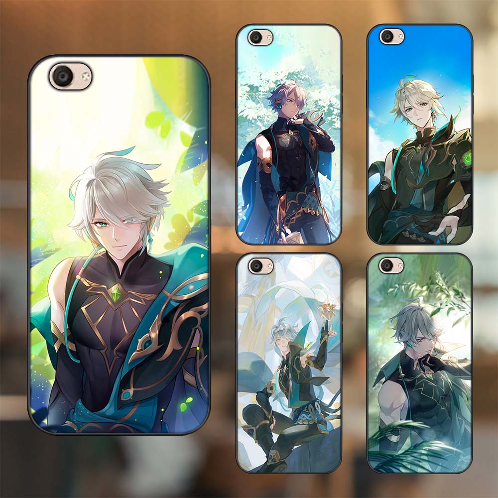 Ốp lưng Vivo V5, V5 Plus viền đen in hình Alhaitham Genshin Impact