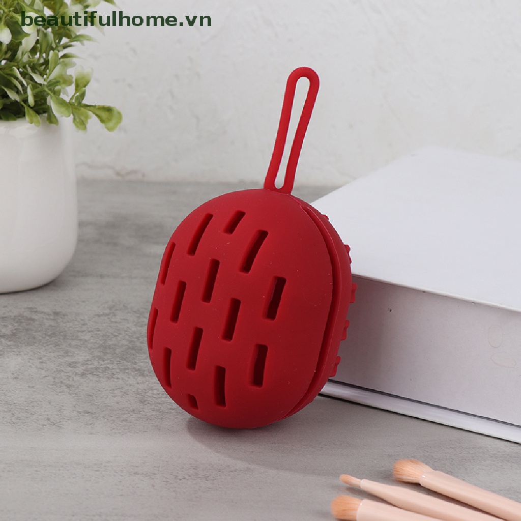 Giá Đỡ Mút Trang Điểm Bằng Silicon Tiện Dụng Khi Đi Du Lịch