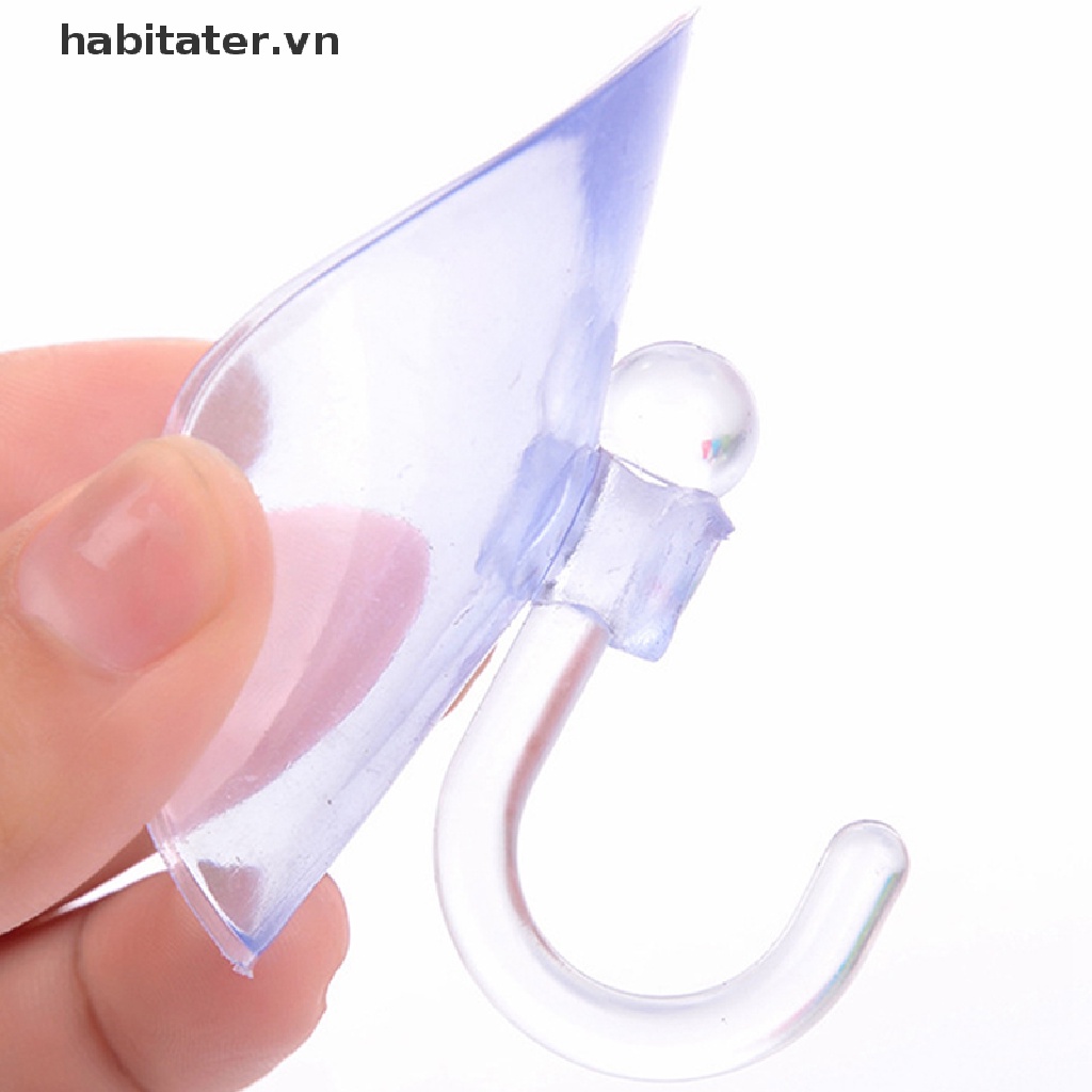 Móc Hít Tường Trong Suốt Dùng Treo Đồ Tiện Dụng