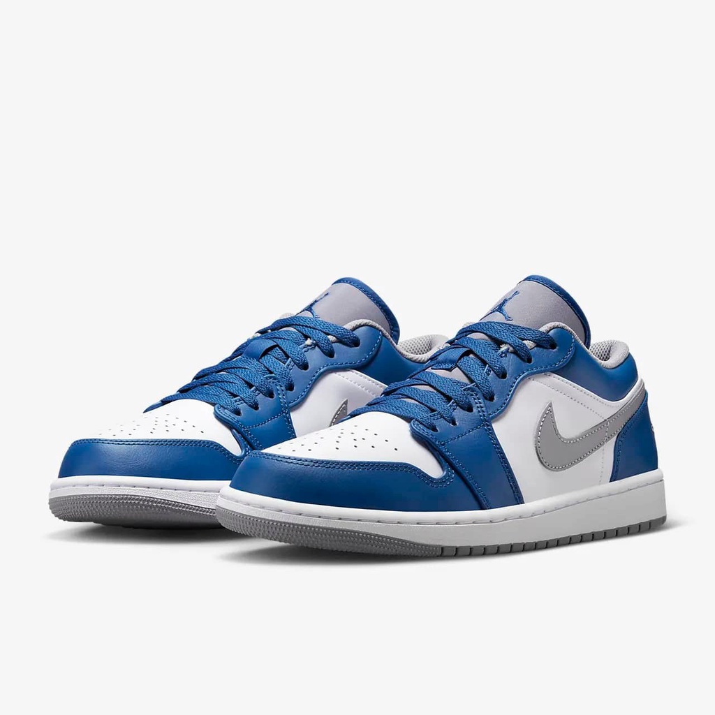Giày sneaker Air Jordan 1 Low True Blue chính hãng