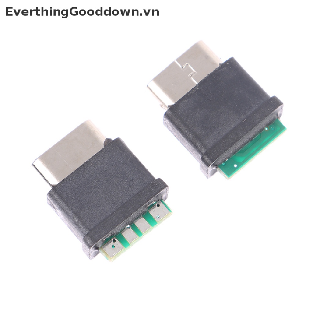 Bộ 2 Đầu Nối Ổ Cắm Type-C Hai Đầu Dòng Điện Cao Cấp