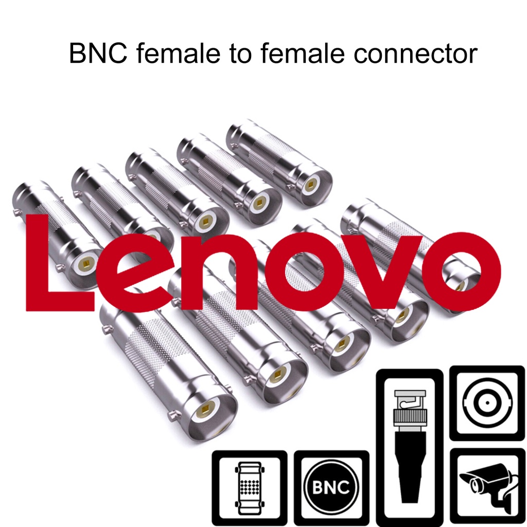 Set 10 đầu nối chuyển đổi LENOVO BNC sang ổ cắm cho CCTV video camera