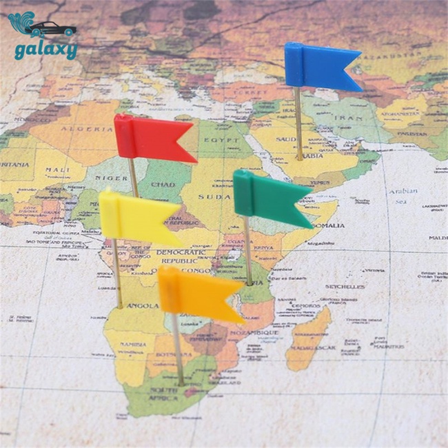 Galaxy Set 160 Ghim Cài Hình Lá Cờ Nhiều Màu Sắc