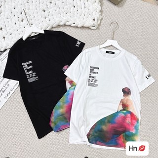 áo thun qc,hình cô gái, phom vừa