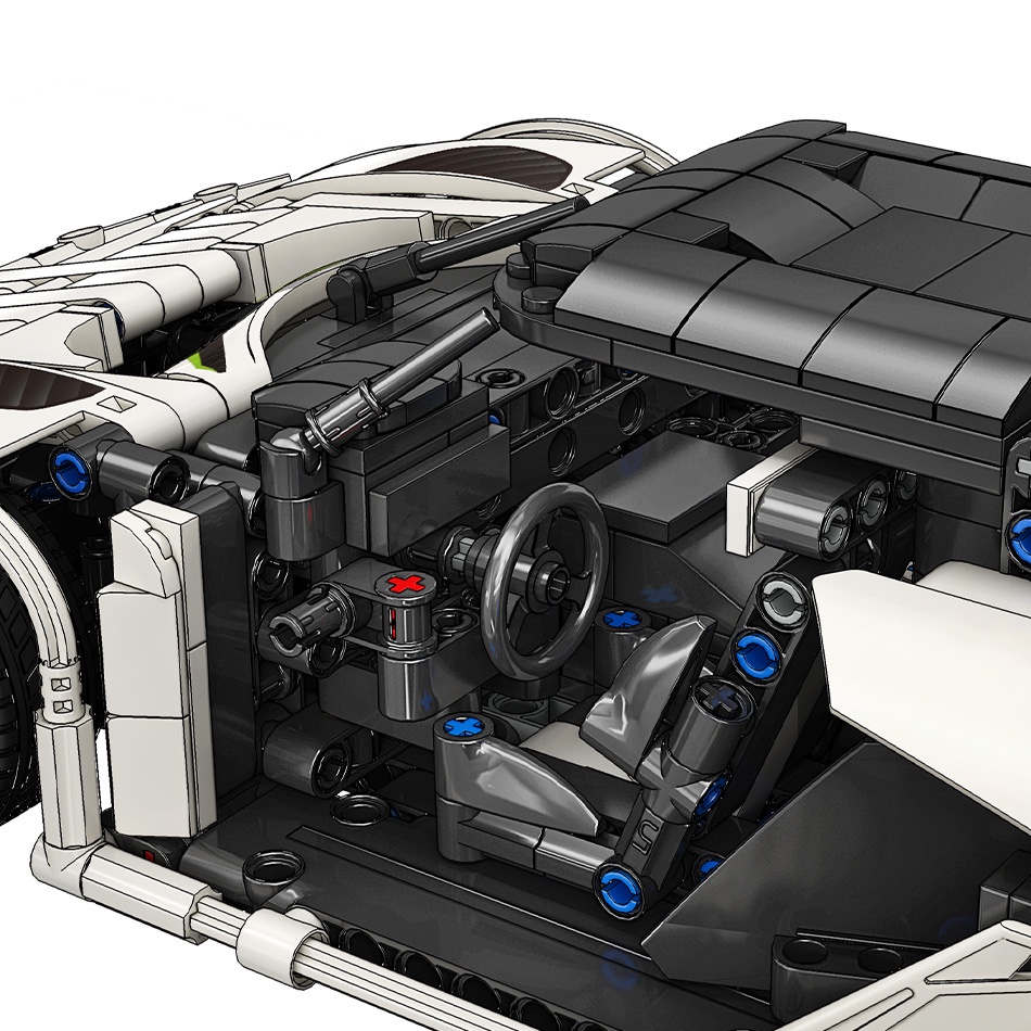 Đồ chơi lắp ráp xe Lego Technic mô hình Siêu xe thể thao Koenigsegg  - MOYU BLOCK 88319