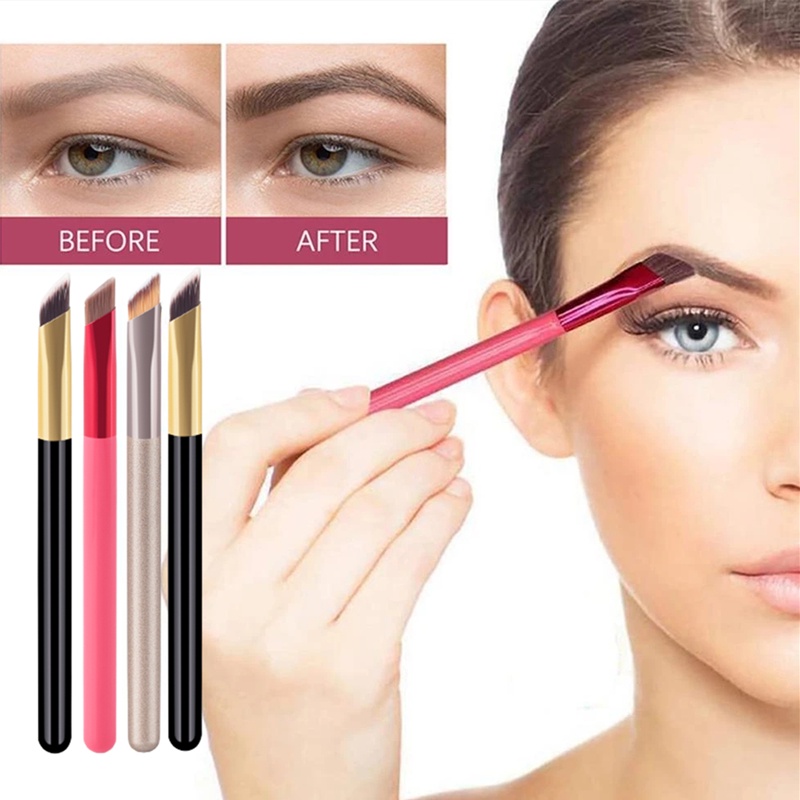 1 Cọ Trang Điểm Lông Mày Góc Vuông Tạo Khối Che Khuyết Điểm Đa Năng