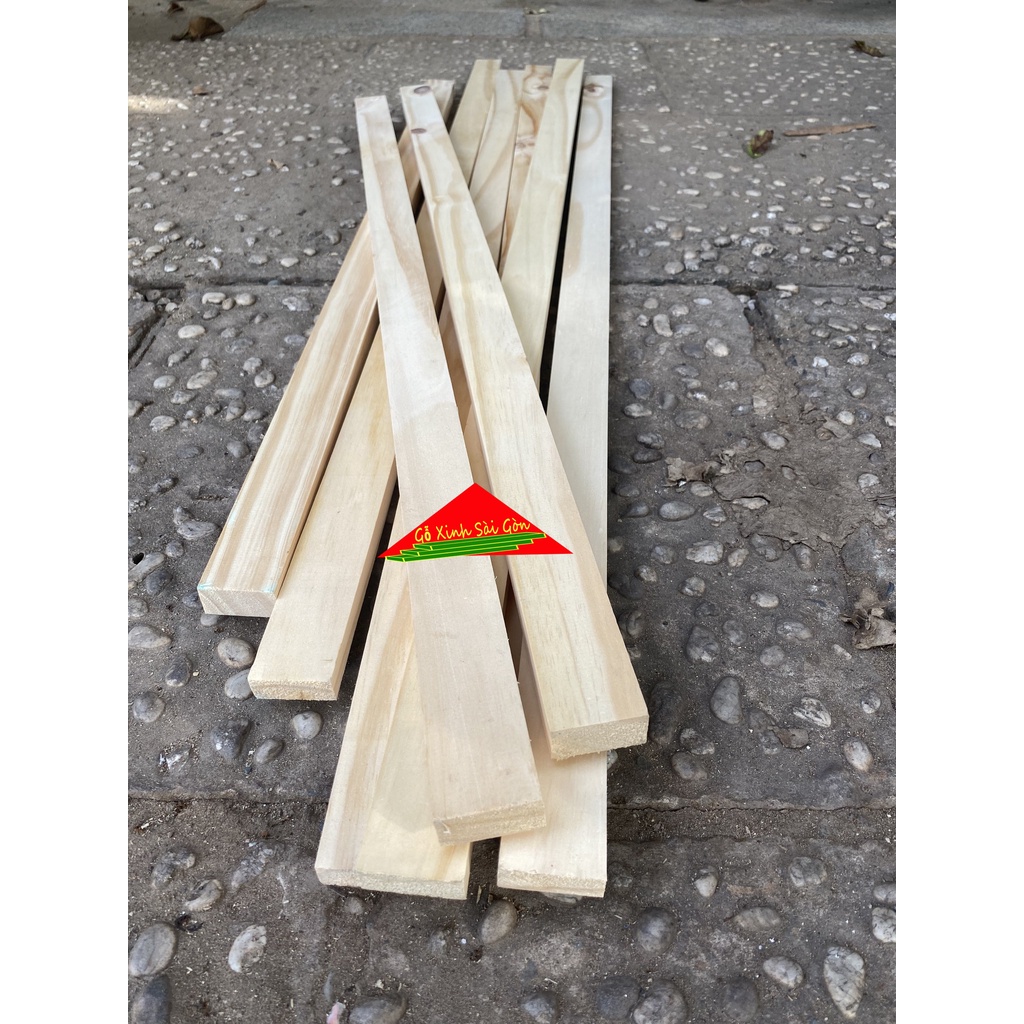 Thanh gỗ thông tuyển đẹp dài 150cm,rộng 4cm, dày 1.5cm làm thanh ngang, khung sườn,khung tranh,vạt giường,trang trí
