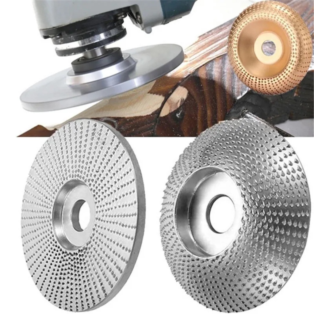 Đĩa mài gỗ, đá mài gỗ bằng kim loại, đĩa mài 1 tấc, 100mm chất lượng cao.