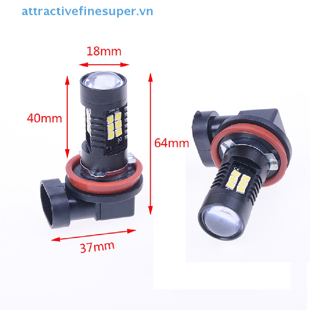 CREE Set 2 Đèn led Sương Mù Ánh Sáng Trắng 30w h8 h11 6000k Công Suất Cao Chuyên Dụng Cho Xe Hơi Áo Khoác Thời Trang Trẻ Trung Cá Tính