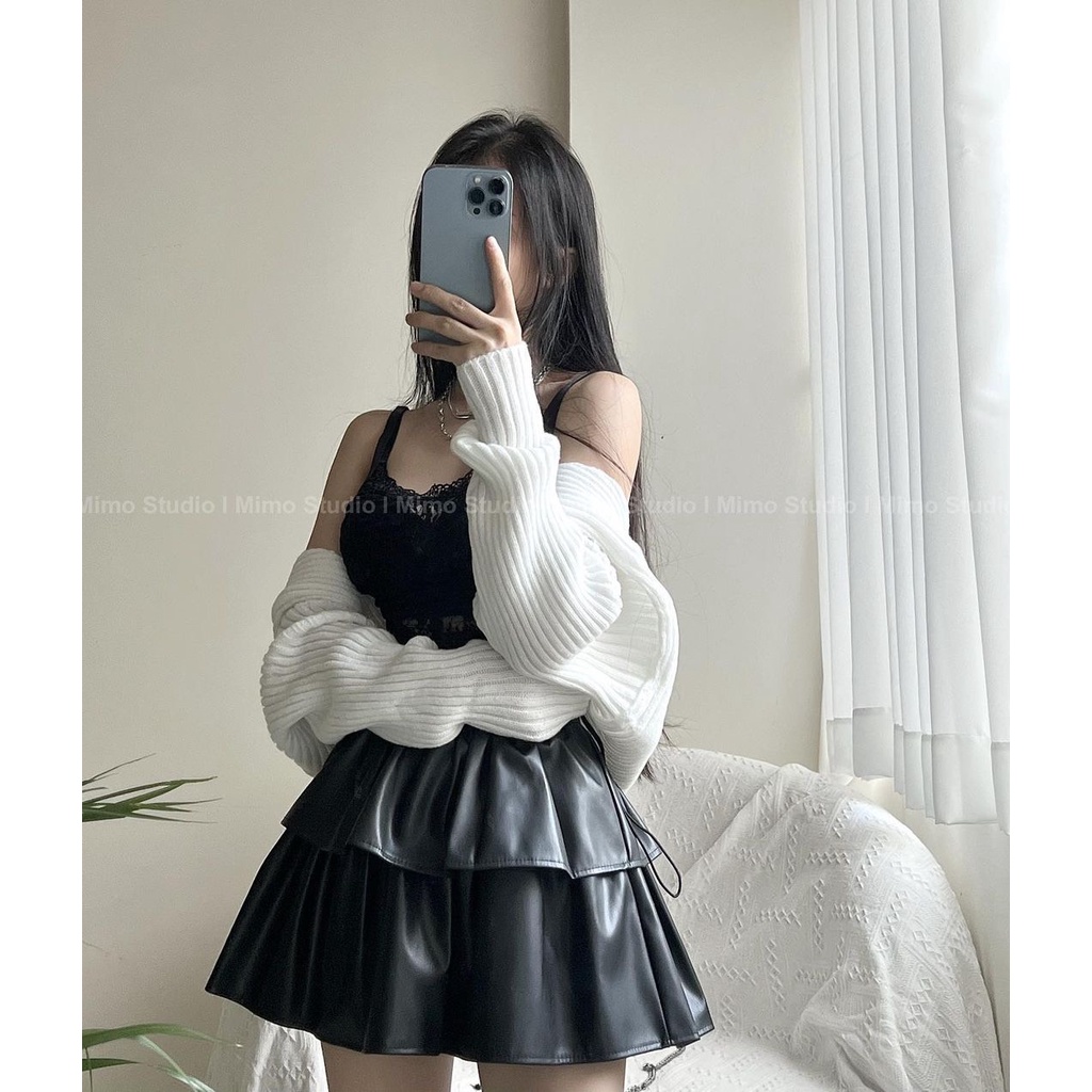 - (MUA Ở GIỎ LIVE ĐỂ ÁP MÃ) Quà tặng sinh nhật,bạn gái,cho nữ,tết Áo khoác tay- áo ren