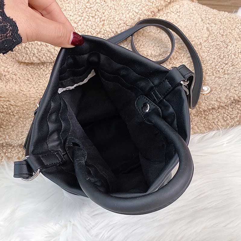 MISCHA Túi Đeo Chéo Vai mini Bằng Da PU Thời Trang Sành Điệu Cho Nữ