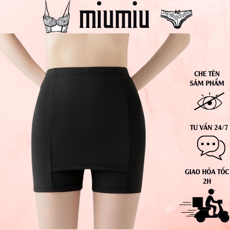 Quần mặc trong váy chất thun lạnh co giãn MM6687 giúp che an toàn vùng tam giác không sợ vết hằn khi mặc gió thổi mạnh