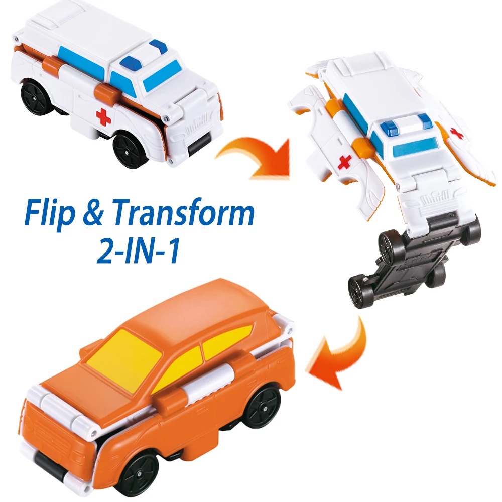 1 Xe Đồ Chơi Biến Hình Mini 2 Trong 1 Cho Bé