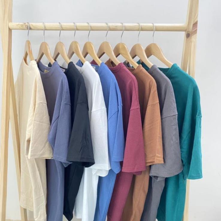 [ Rẻ Vô Địch ] Áo Phông Trơn Cotton Khô 3158 QC Tay Lỡ Nam Nữ Unisex