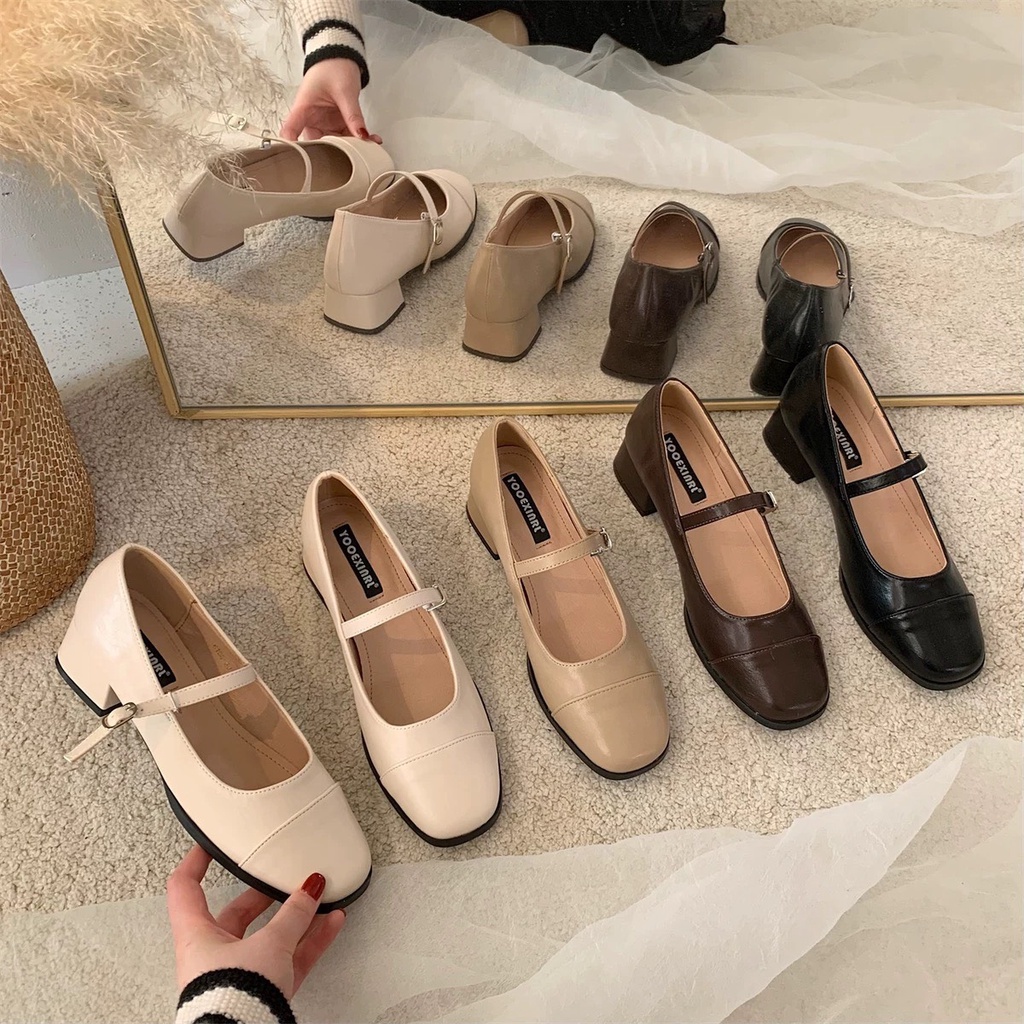 Giày mary jane da mềm - Ảnh thật