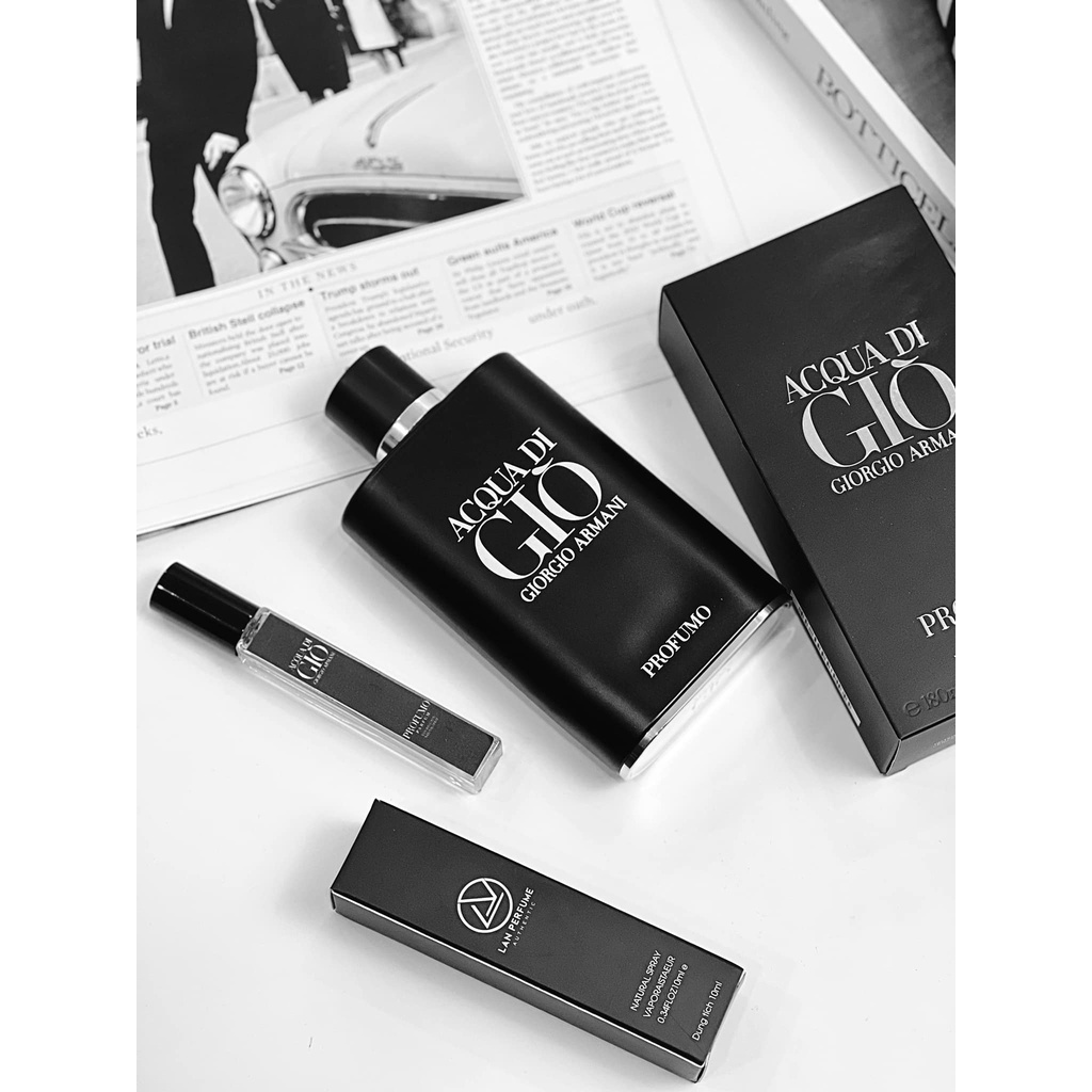 Nước Hoa Nam Acqua di Gio Profumo - Giò Đen - Chiết 10ml 20ml - Mẫu Thử HC.Perfume