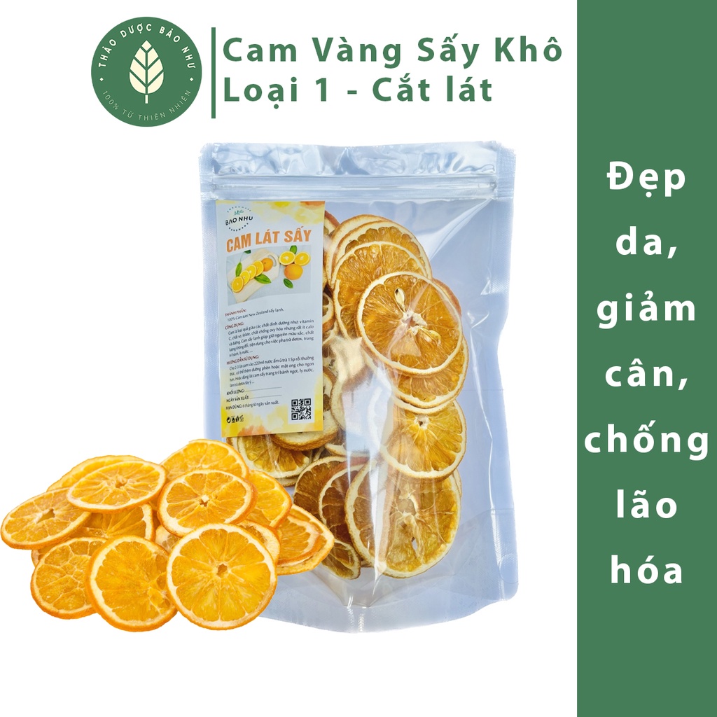 Cam vàng sấy khô thái lát - Làm trà, trang trí, detox, giảm cân