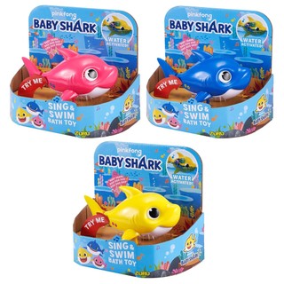Robo alive junior baby shark battery-powered sing and swim bath toy by zuru đồ chơi cá mập robo alive cho bé