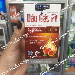 Dầu gấc pv sáng mắt 100 viên
